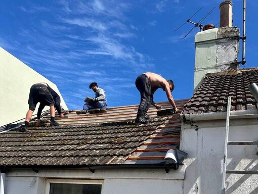 Beccles Roofing Services 15 This is a photo of a roof being repaired in Beccles. Installation carried out by Beccles Roofing Services