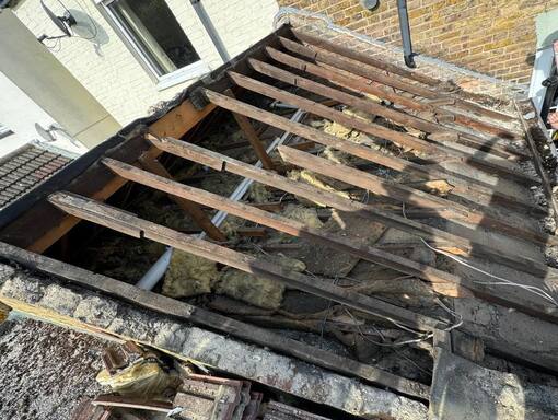 Beccles Roofing Services 16 This is a photo of a roof needing repairs in Beccles