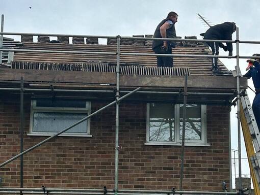 Beccles Roofing Services 19 This is a photo of a roof being repaired in Beccles. Installation carried out by Beccles Roofing Services