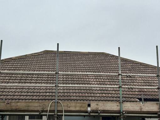 Beccles Roofing Services 4 This is a photo of a roof being installed in Beccles. Installation carried out by Beccles Roofing Services