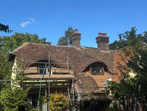 Beccles Roofing Services 6 This is a photo of a roof being repaired in Beccles. Installation carried out by Beccles Roofing Services