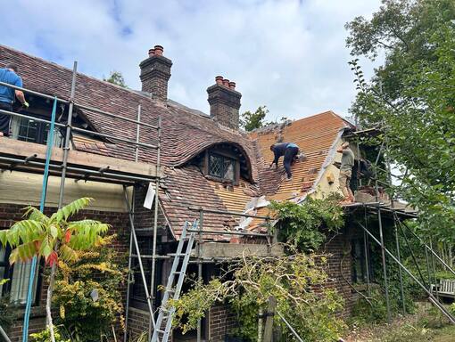 Beccles Roofing Services 9 This is a photo of a roof being repaired in Beccles. Installation carried out by Beccles Roofing Services
